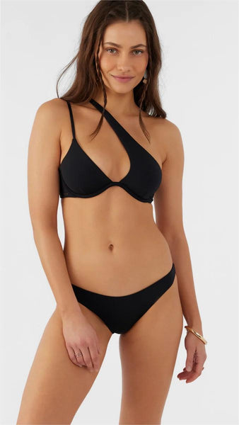 Black One Shoulder Bikini Sets
