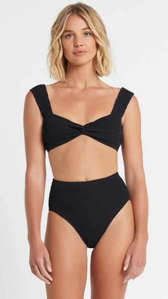 Black Twisted Triangle Bikini Sets